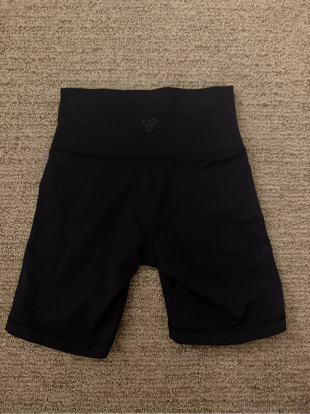 TNA Black High-Rise Biker Shorts